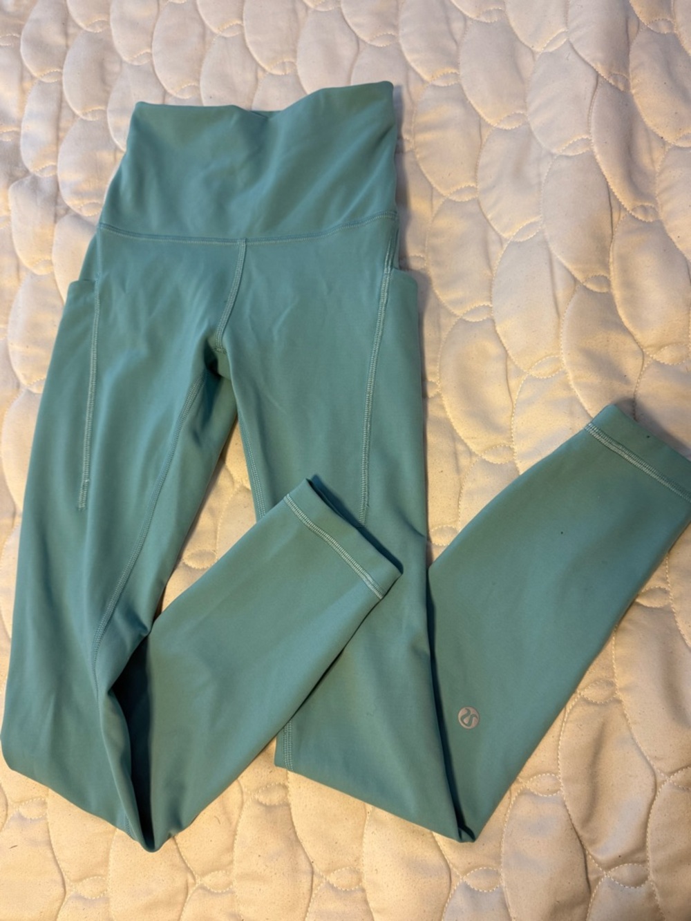 lululemon athletica High-Rise Leggings in Teal Green